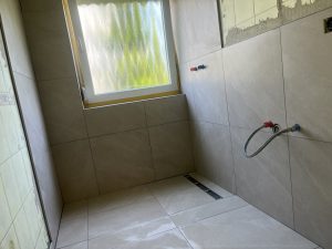 Renovierung dusche